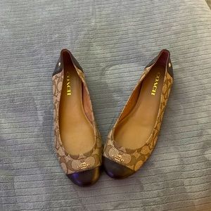 Coach Signature Flat Shoes